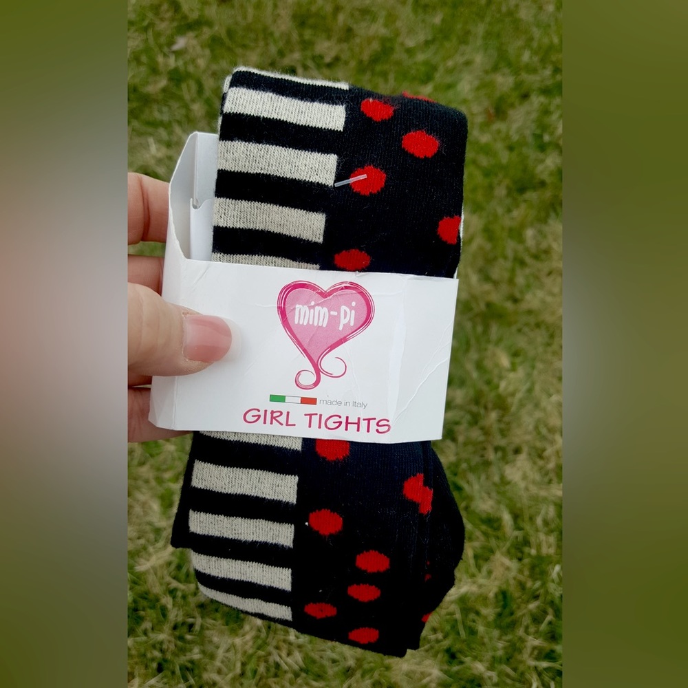 Euro Mim-Pi Girls NWT Tights US sz 8 Euro sz 128